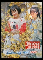 Hoài Anh trên ảnh bìa báo Thiếu niên tiền phong năm 1993